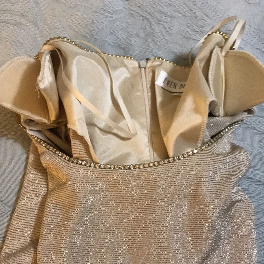 VINTAGE EVER BEAUTY MADE IN USA WOMEN DRESS SIZE 10 - Picture 2 of 15